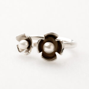 Pair Of Flowers Ring